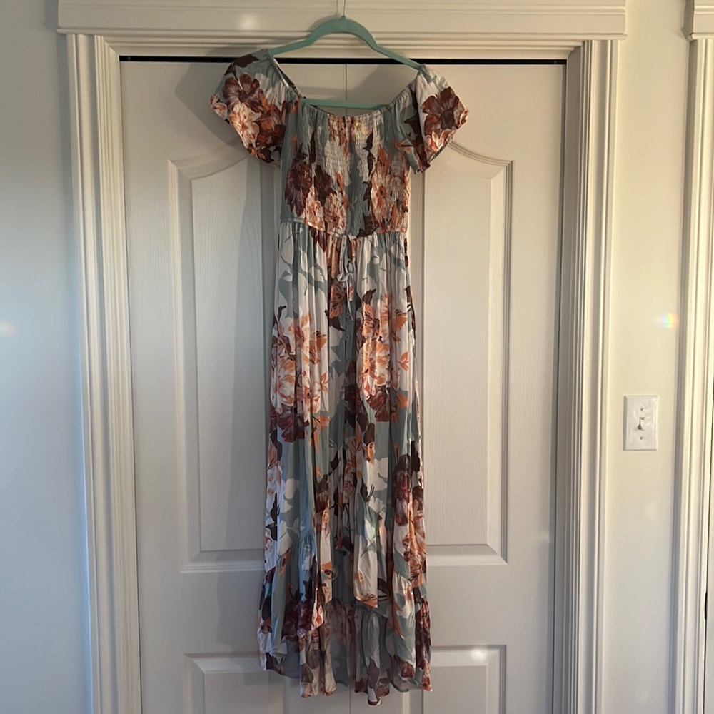 High-Low Floral Sundress